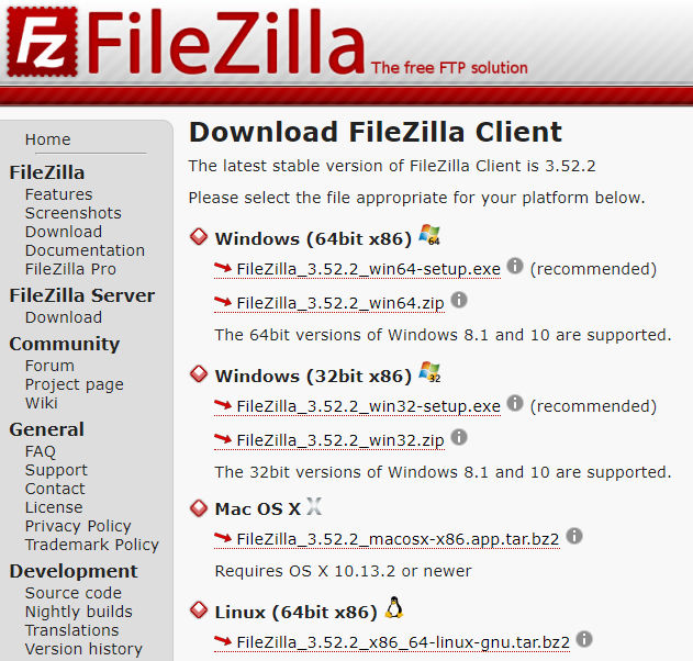 filezilla 8 for mac
